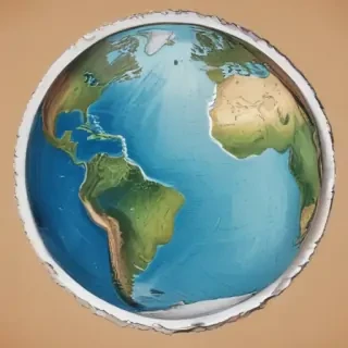 earth cartoon drawing