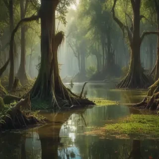 swamp background