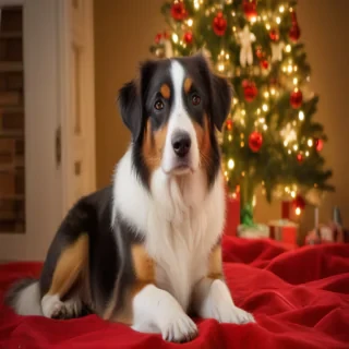 dog christmas photos