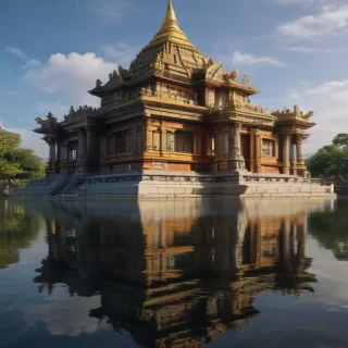 temple background