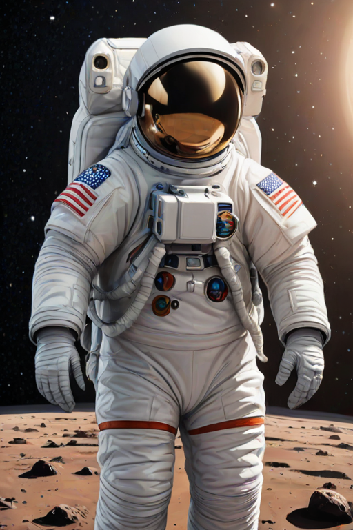 astronaut cartoon