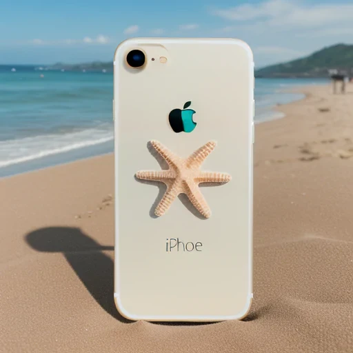 beach iphone