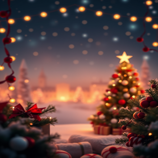 christmas background frame
