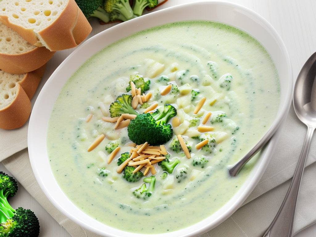 what to eat with broccoli cheese soup