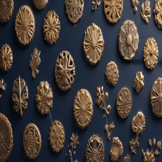 navy background