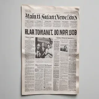 newspaper transparent