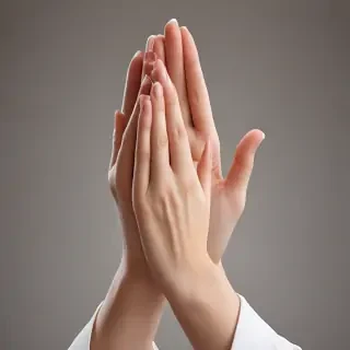 prayer hands transparent background