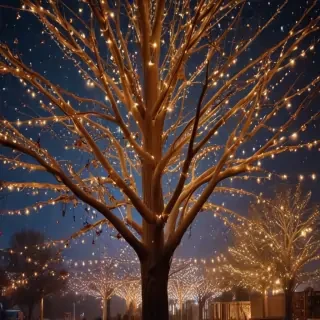 christmas lights iphone wallpaper