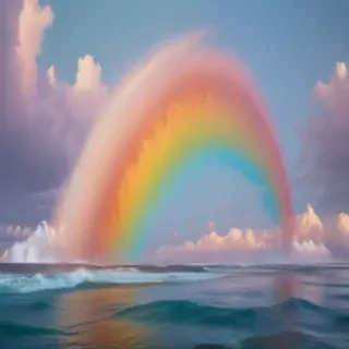 rainbow pastel