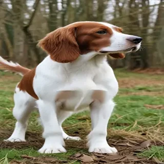 irish red and white setter