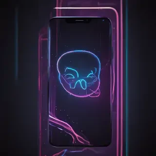 4k neon phone wallpaper
