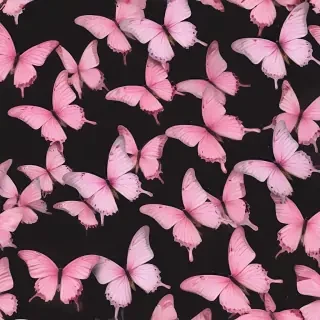 pink butterflies aesthetic