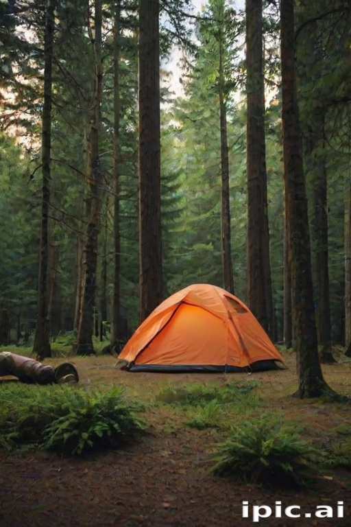 camping background pic