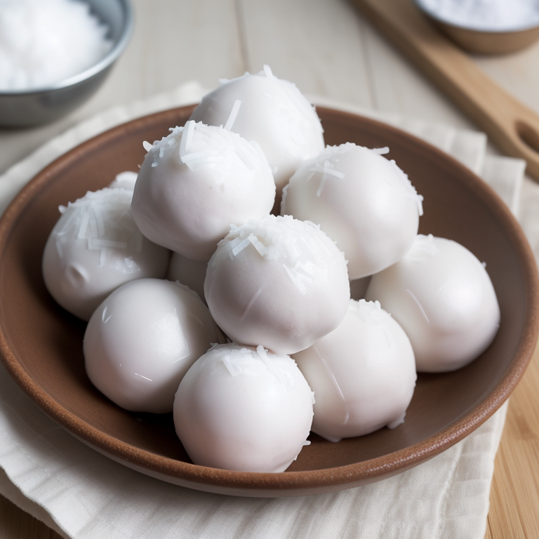 recipe for bon bons coconut