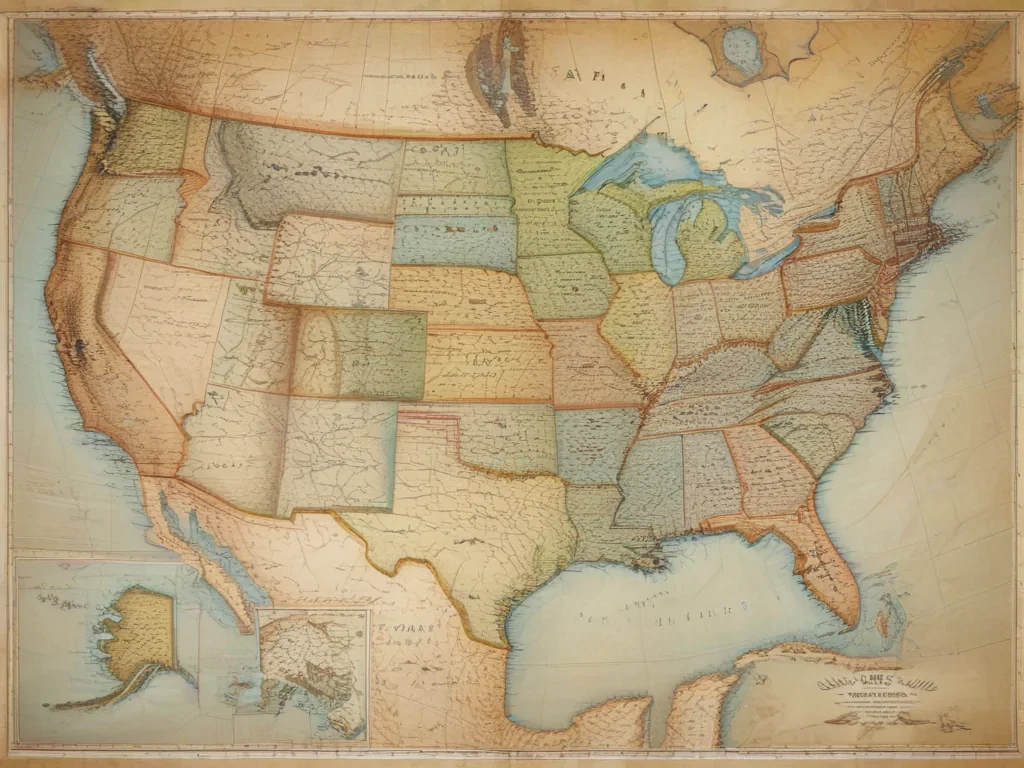 map of the usa