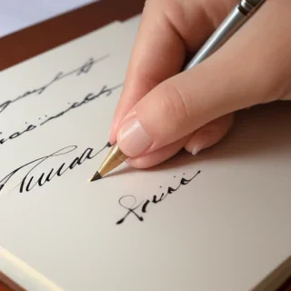laura in cursive