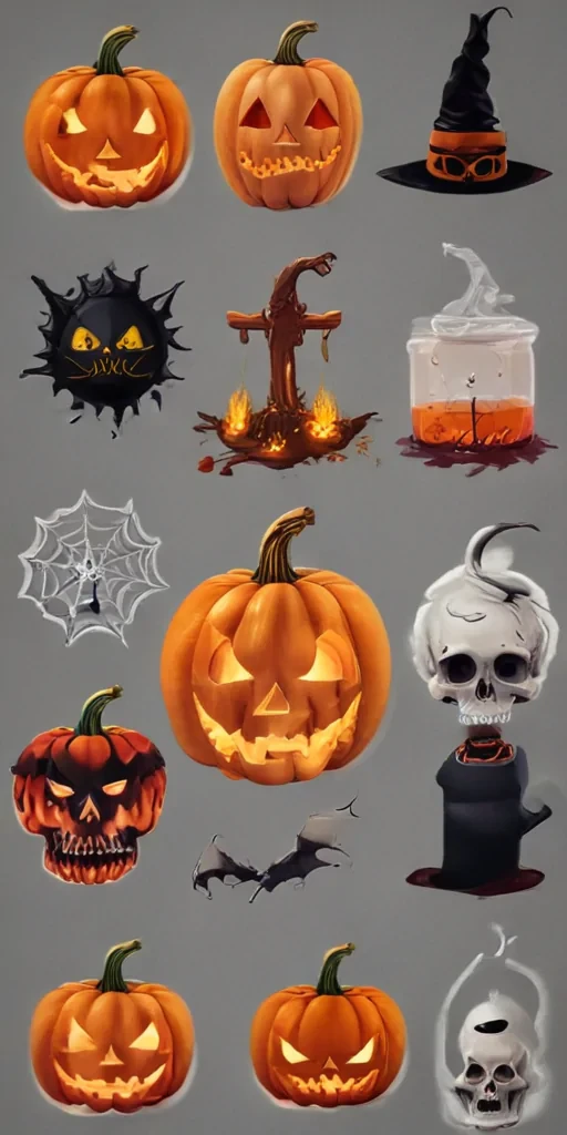 halloween stickers png