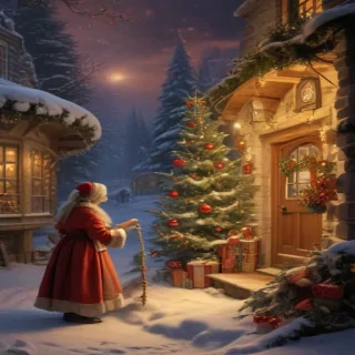 merry christmas images vintage