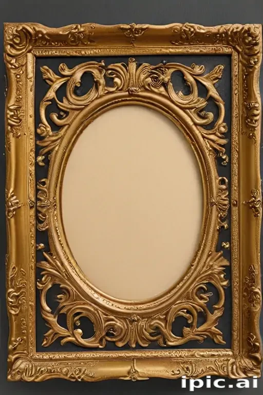fancy gold frame