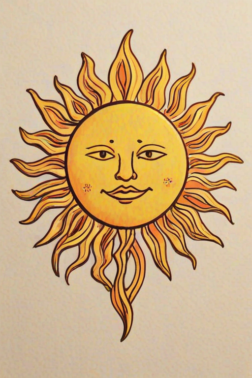 sun doodle