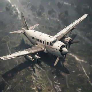 crashed plane png