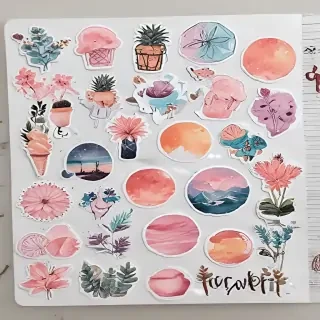 aesthetic printable stickers