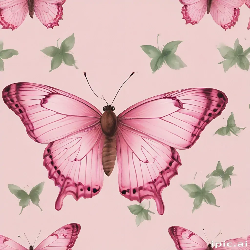 butterfly pink