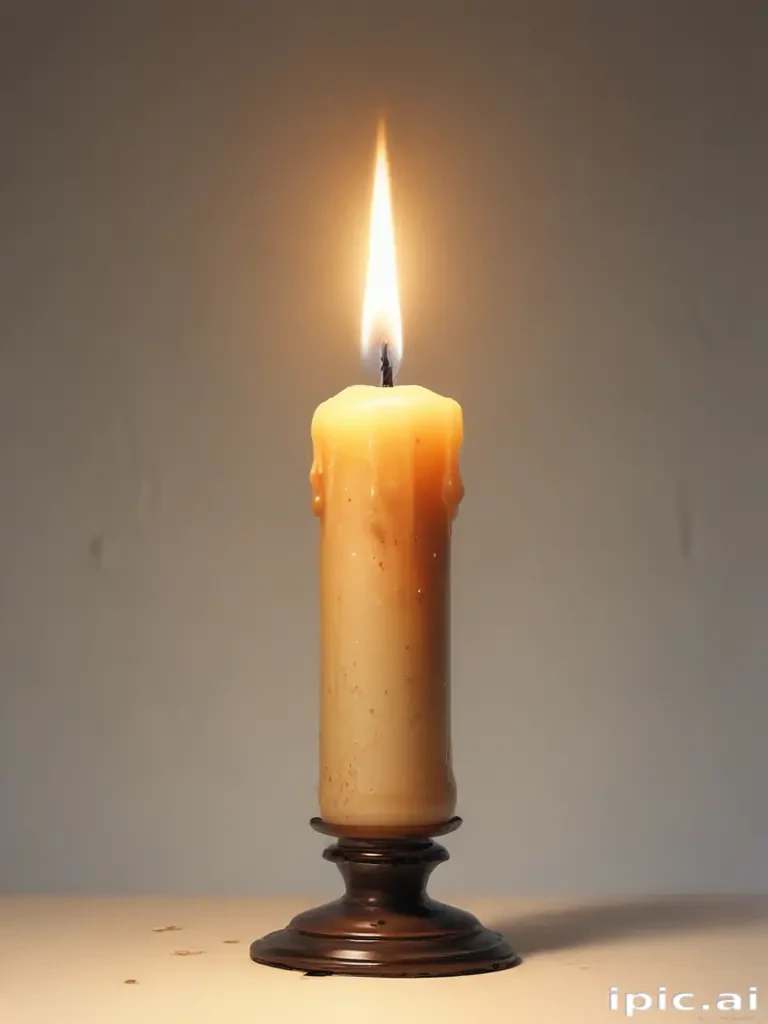 candle drawing