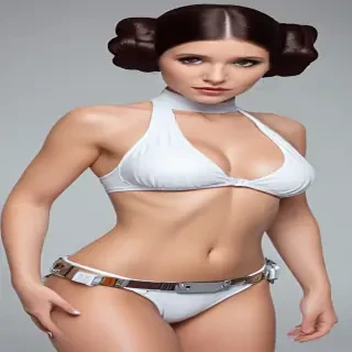 princess leia bikini ai