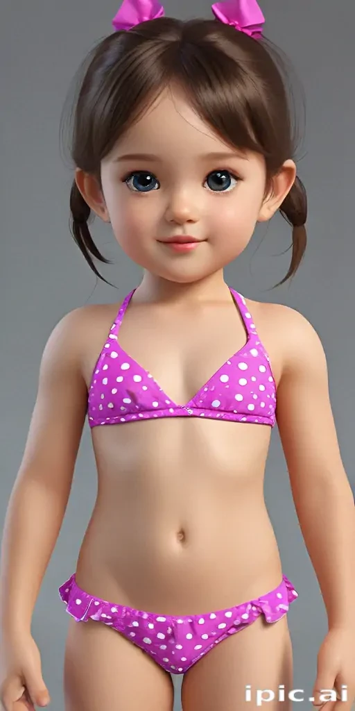little girl in bikini ai