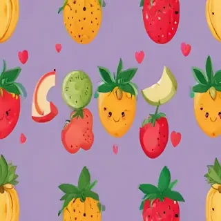 cute fruit backgrounds