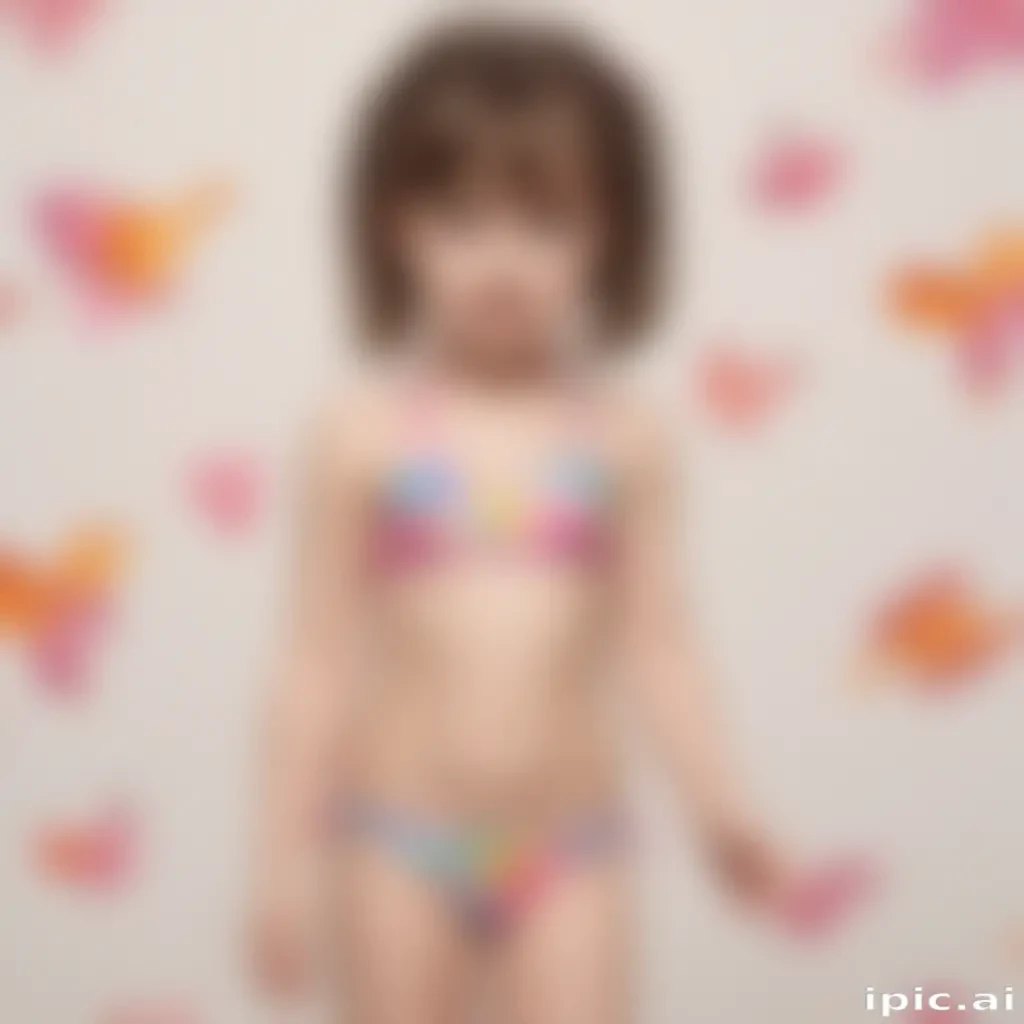 ai art little girl bikini