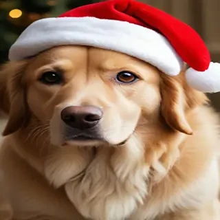 dog pictures christmas