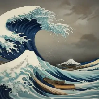 the great wave off kanagawa