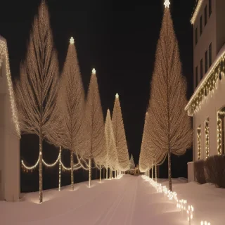 christmas lights iphone wallpaper
