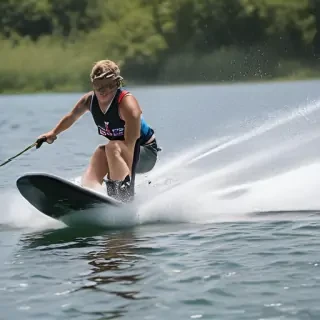 water skiing