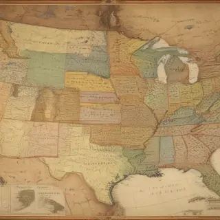 united states map with state names