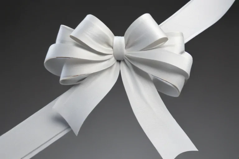 white ribbon png