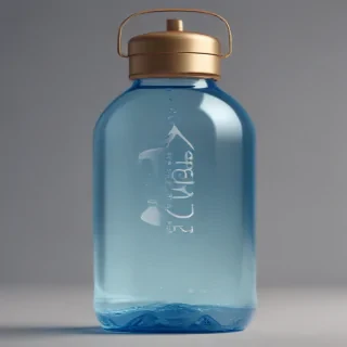 water bottle mockup