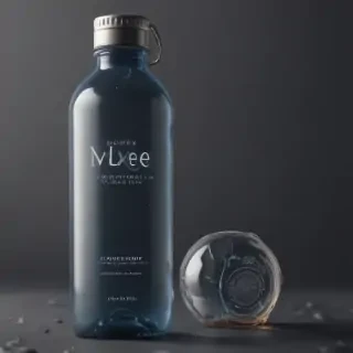 water bottle mockup