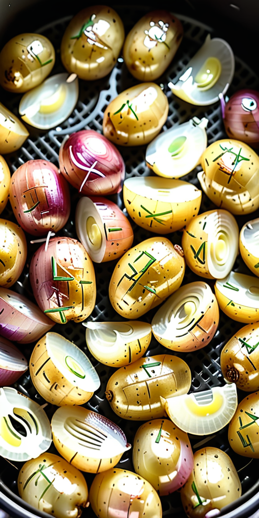 air fryer potatoes and onions