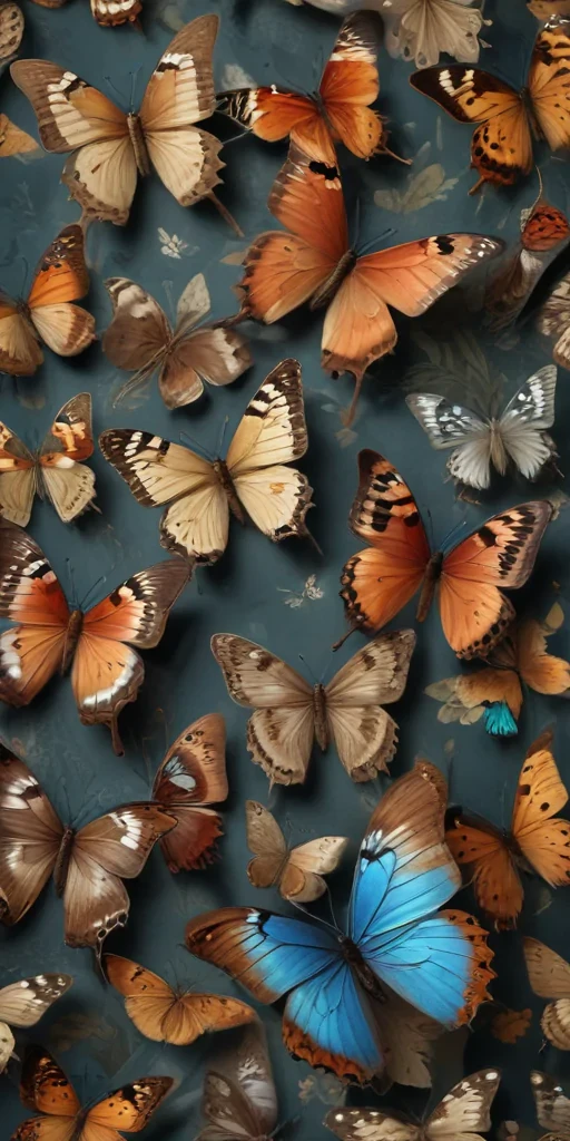 butterfly wall paper