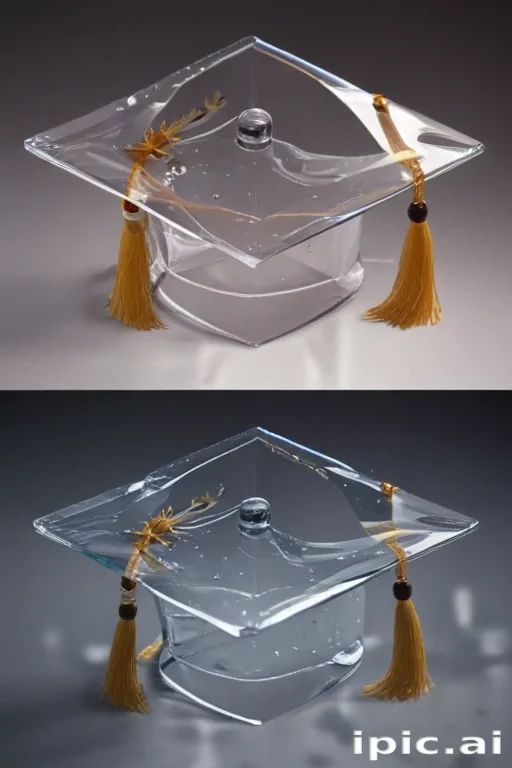 transparent graduation cap