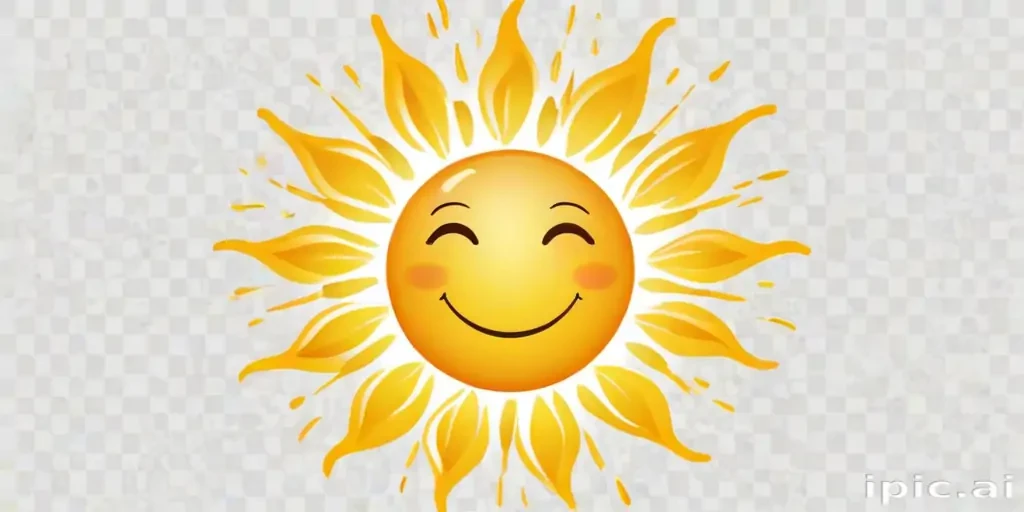 sunshine clipart transparent background