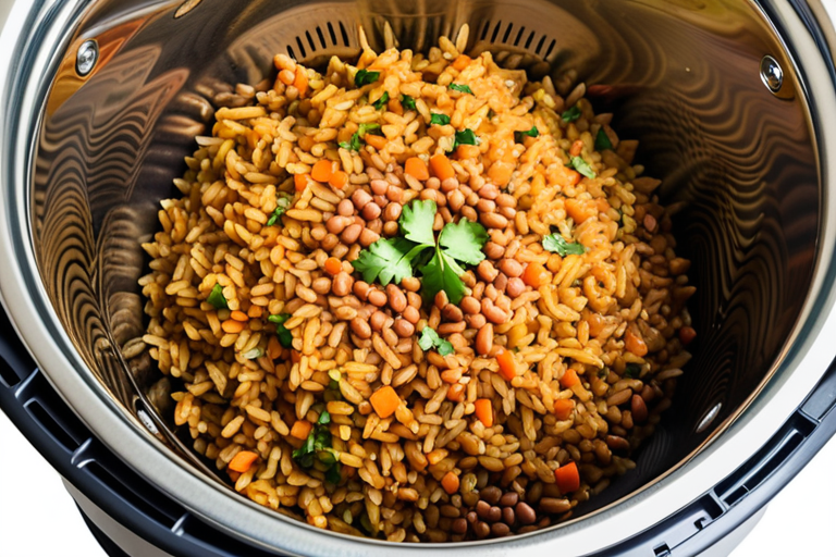 lentils in a rice cooker