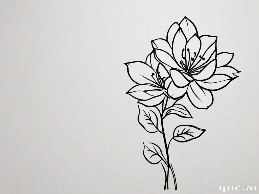flower outline png
