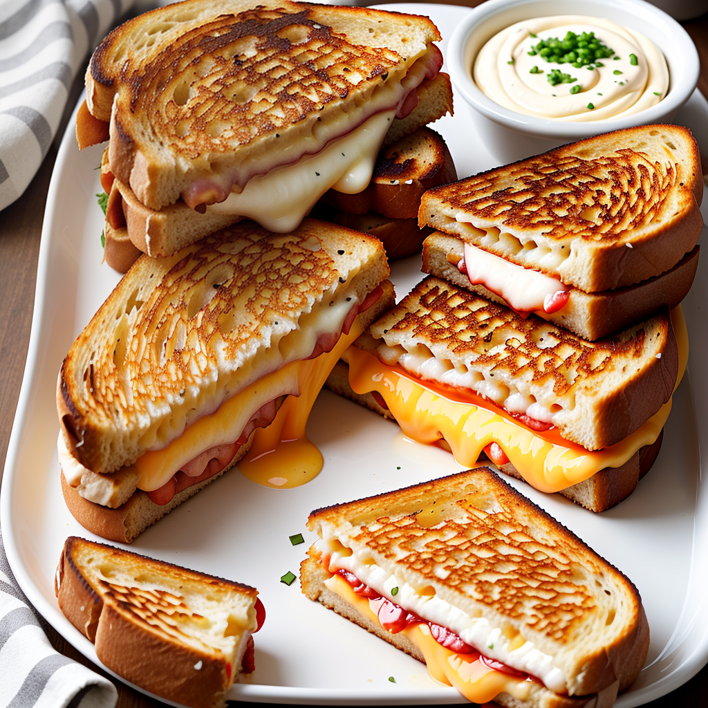 what to dip grilled cheese in