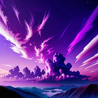 purple sky wallpaper