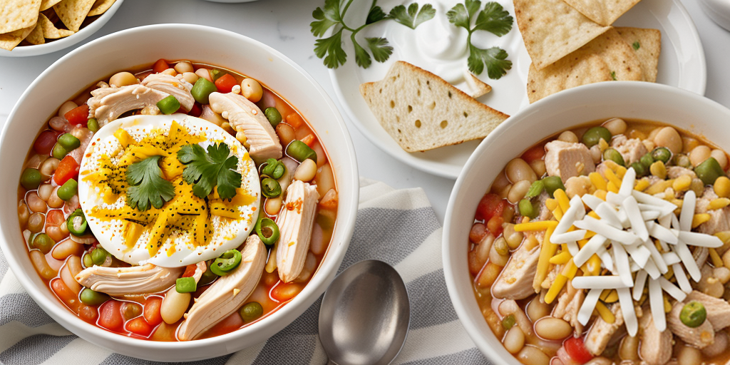 what to eat with white chicken chili