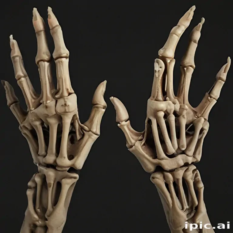 skeleton hands png